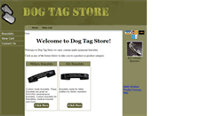 Desktop Screenshot of dogtagstore.com